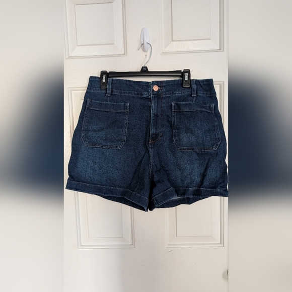 LC Lauren Conrad The Super High Rise Laguna Women's Denim Shorts Size 14 (EUC) - Picture 5 of 11